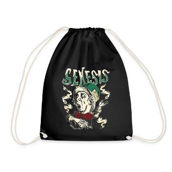 Genesis Madl Hatter Picture - Drawstring Bag - black - Front