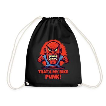 C’est mon vélo, punk ! - Sac de sport léger - noir - Devant