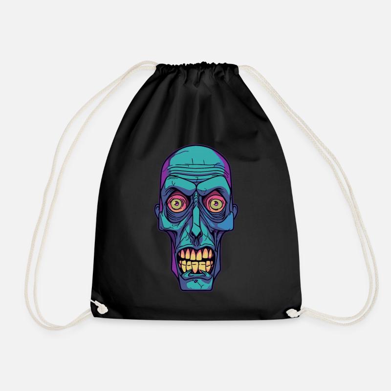 Monster Zombie - Turnbeutel - Schwarz
