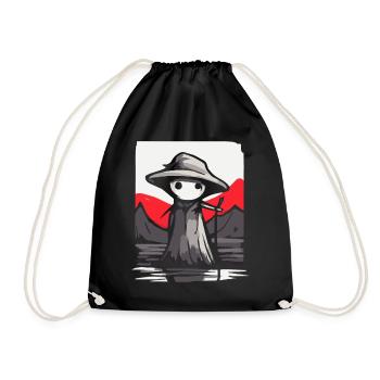 Japan's Red Sun: The Mountain Shepherd - Drawstring Bag - black - Front