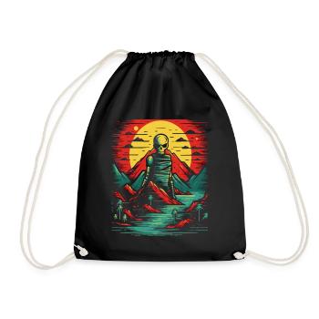 Nature: Roaming Death in the Wild - Drawstring Bag - black - Front