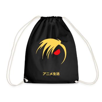 Vie d’anime : Vie d’anime de style manga - Sac de sport léger - noir - Devant