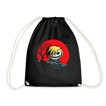 Chibi Mignon Anime Horreur Faucheuse - Sac de sport léger - noir - Devant