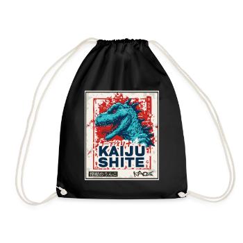 Japonais Kanji Monster Kaiju caca - Sac de sport léger - noir - Devant