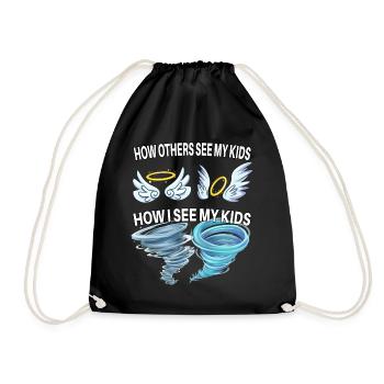 How others see my children - Drawstring Bag - black - Front