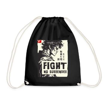 Asian Battle of Martial Arts - Drawstring Bag - black - Front