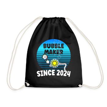Bubblemaker Scuba Diving seit 2024 - Turnbeutel - Schwarz - Vorne