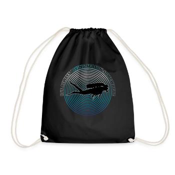 C’est toujours la saison de plongée quelque part - Sac de sport léger - noir - Devant