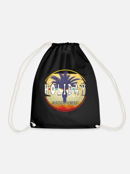 Je suis en vacances - Sac de sport léger - noir
