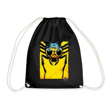 Monster Ant: Little Giant - Drawstring Bag - black - Front