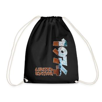 Design de plage en édition limitée de 1974 - Sac de sport léger - noir - Devant