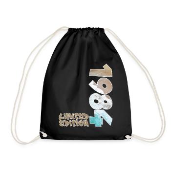 Design de plage en édition limitée de 1984 - Sac de sport léger - noir - Devant