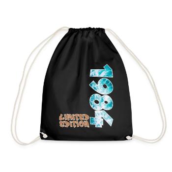 Design de plage en édition limitée de 1984 - Sac de sport léger - noir - Devant