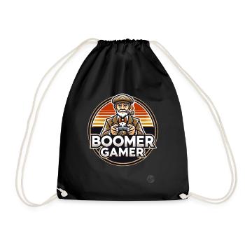 Grand-père Boomer Gamer - Sac de sport léger - noir - Devant