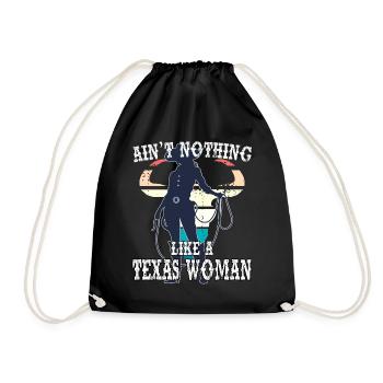 N’a rien à voir avec une femme texane - Sac de sport léger - noir - Devant