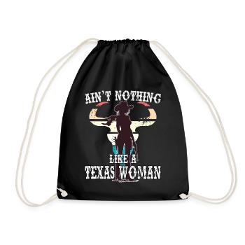 N’a rien à voir avec une femme texane - Sac de sport léger - noir - Devant