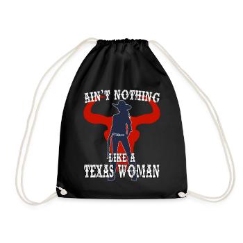 N’a rien à voir avec une femme texane - Sac de sport léger - noir - Devant