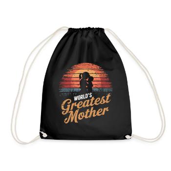 La meilleure mère du monde - Sac de sport léger - noir - Devant
