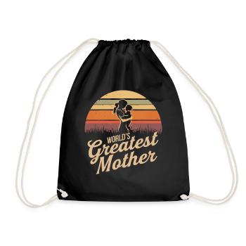 La meilleure mère du monde - Sac de sport léger - noir - Devant