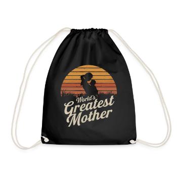 La meilleure mère du monde - Sac de sport léger - noir - Devant
