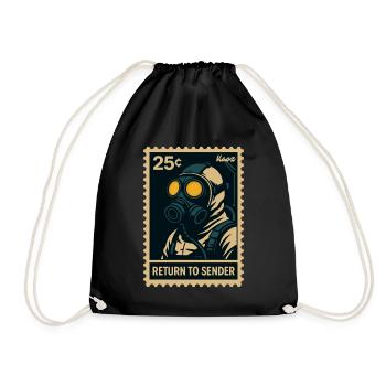 Retour à Masque à gaz émetteur - Sac de sport léger - noir - Devant