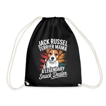 Jack Russel Mama, marchand de snacks légendaire - Sac de sport léger - noir - Devant