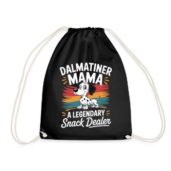 Maman dalmate, marchande de snacks légendaire - Sac de sport léger - noir - Devant