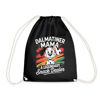 Maman dalmate, marchande de snacks légendaire - Sac de sport léger - noir - Devant