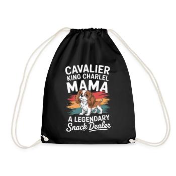 Cavalier King Charles Mama Revendeur de collations légendaire - Sac de sport léger - noir - Devant