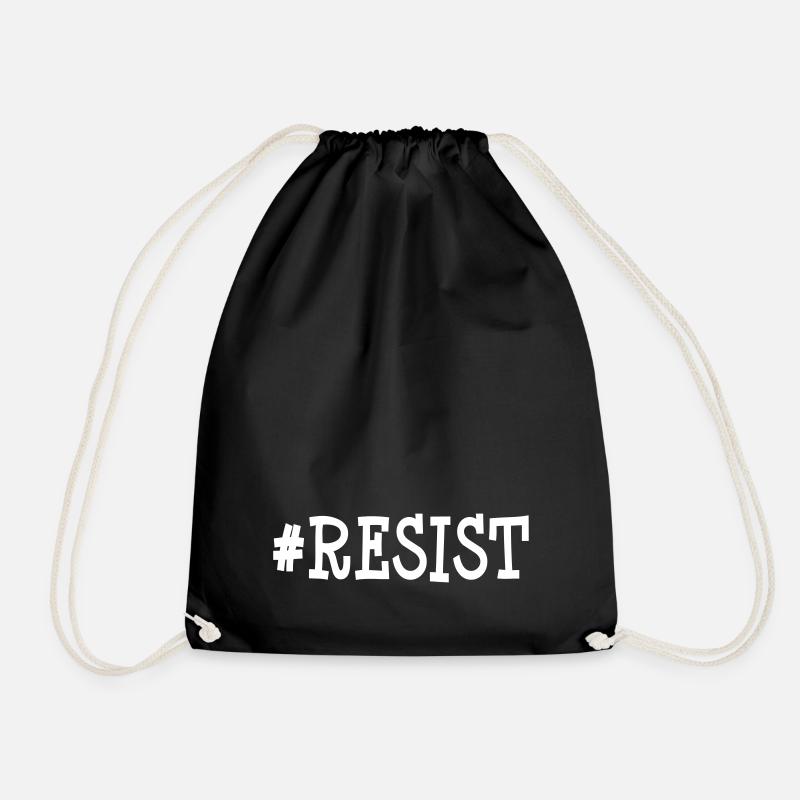 #RESIST - Turnbeutel - Schwarz