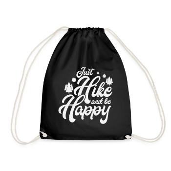 Juste errer et être heureux - Sac de sport léger - noir - Devant