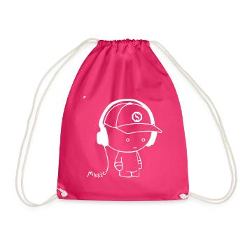 Boy - Headset - Music - Turnbeutel - Fuchsia - Vorne