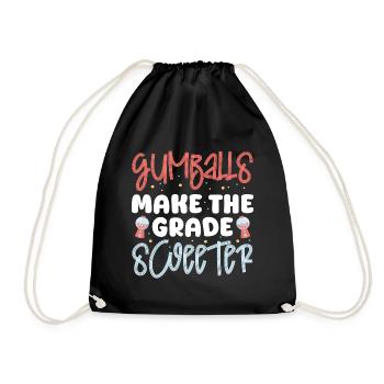 Les boules de gomme rendent le design de la note plus doux - Sac de sport léger - noir - Devant