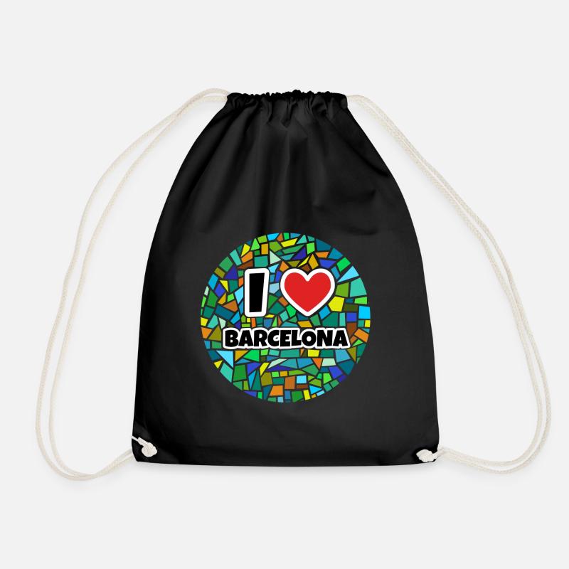 Barcelone - Sac de sport léger - noir