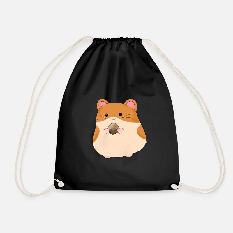 Hamster - Turnbeutel - Schwarz