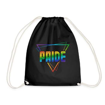 Retro 80s PRIDE - Sac de sport léger - noir - Devant