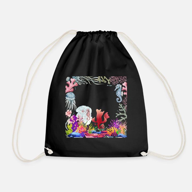Hippocampe - Sac de sport léger - noir