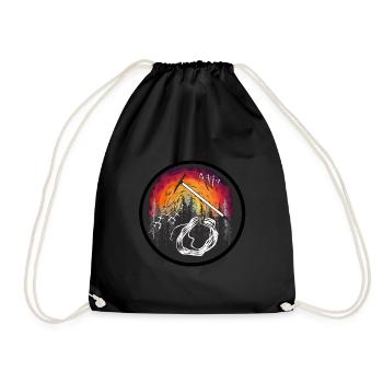Alpiniste nature loisirs désert montagne sommet - Sac de sport léger - noir - Devant