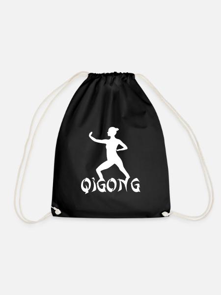 Yoga Qigong - Drawstring Bag - black