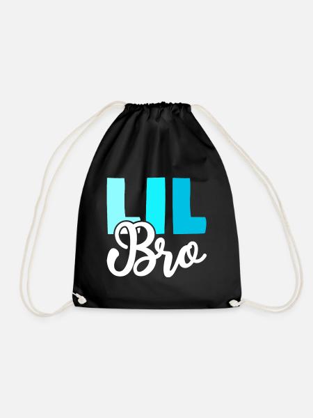 LIL BRO Bruder Geschwister - Turnbeutel - Schwarz