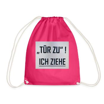Tür zu - Turnbeutel - Fuchsia - Vorne