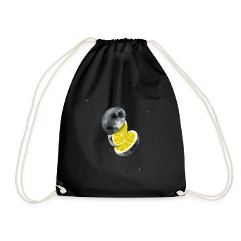 Lemon Moon In Universe - Turnbeutel - Schwarz - Vorne