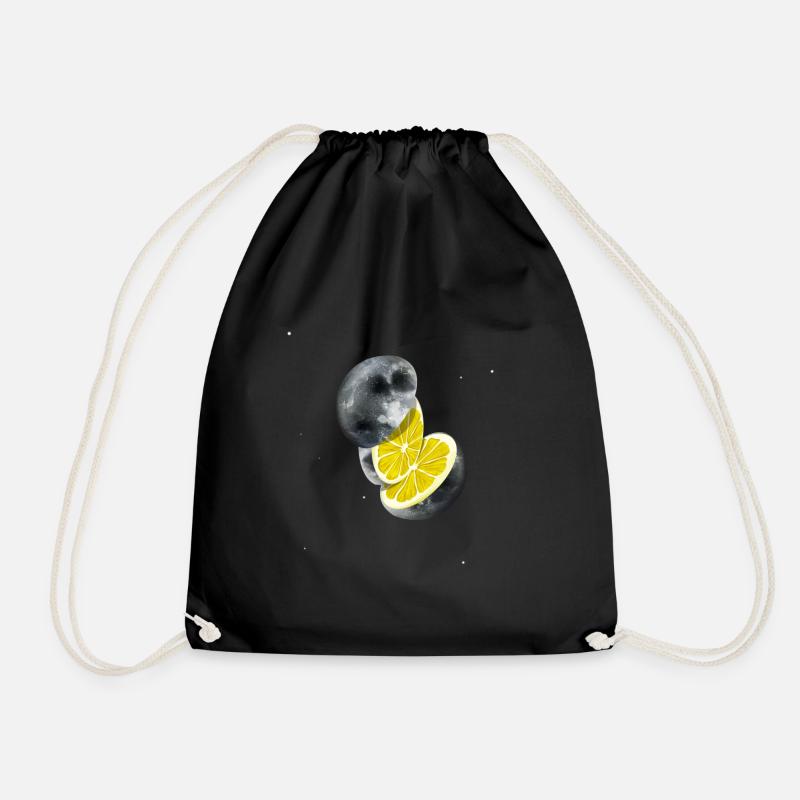 Lemon Moon In Universe - Turnbeutel - Schwarz