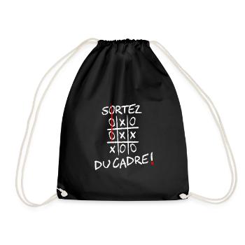 SORTEZ DU CADRE ! - Sac de sport léger - noir - Devant