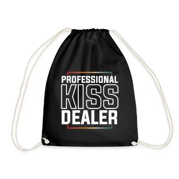 Professional Kisser - Turnbeutel - Schwarz - Vorne