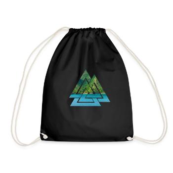 Caribbean islands - Drawstring Bag - black - Front
