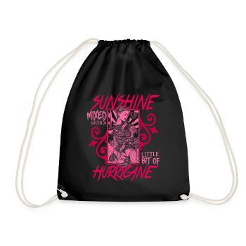 Femmes Fille Dame Force Féministe Émancipation - Sac de sport léger - noir - Devant