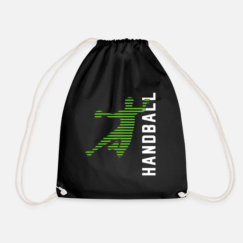 Handball - Turnbeutel - Schwarz