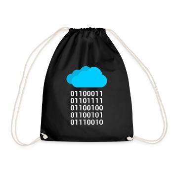 Informatik Geschenk - Turnbeutel - Schwarz - Vorne