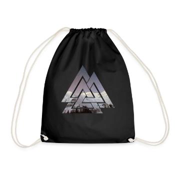 Mountains Nature - Drawstring Bag - black - Front